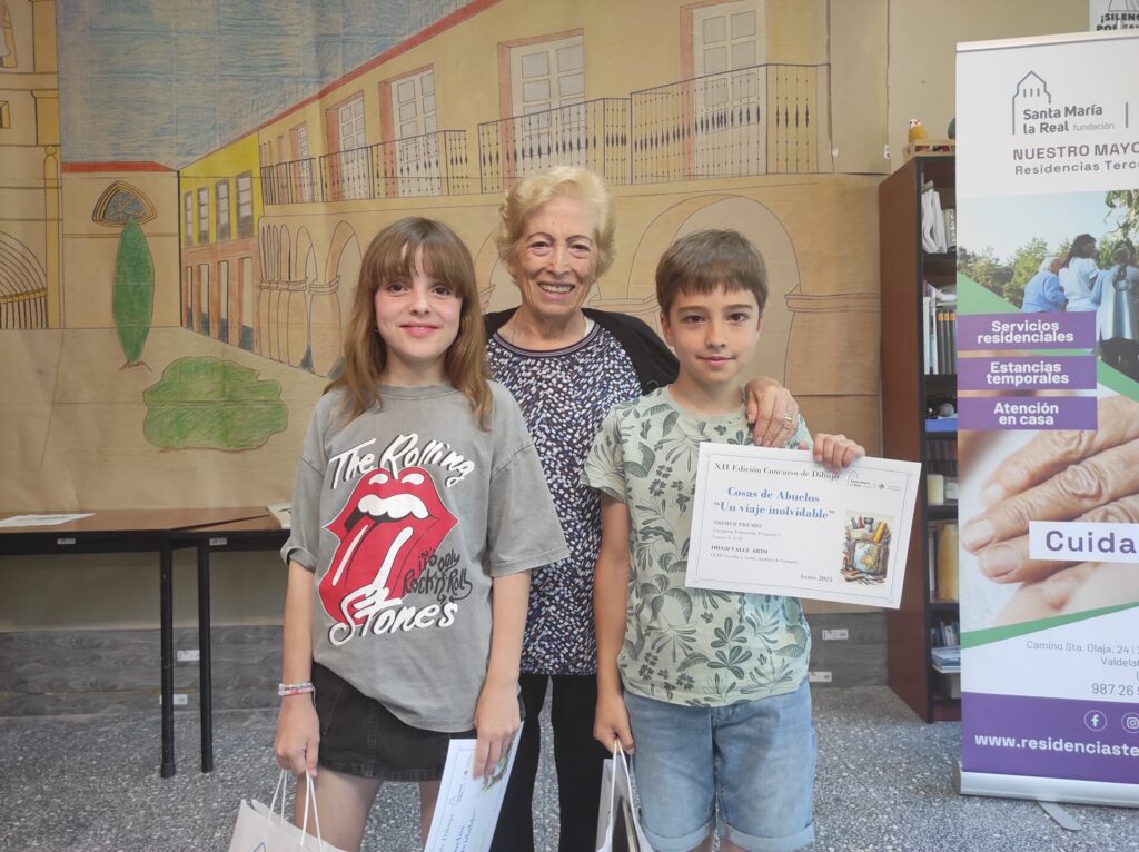 Entregados los premios del concurso de Dibujo "Cosas de Abuelos"