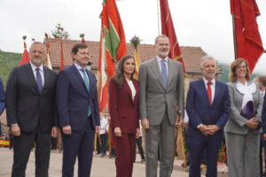 Visita de los Reyes a Brañosera. Fotografía: Layra Teixeira