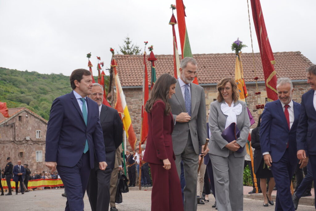 Visita de los Reyes a Brañosera. Fotografía: Layra Teixeira
