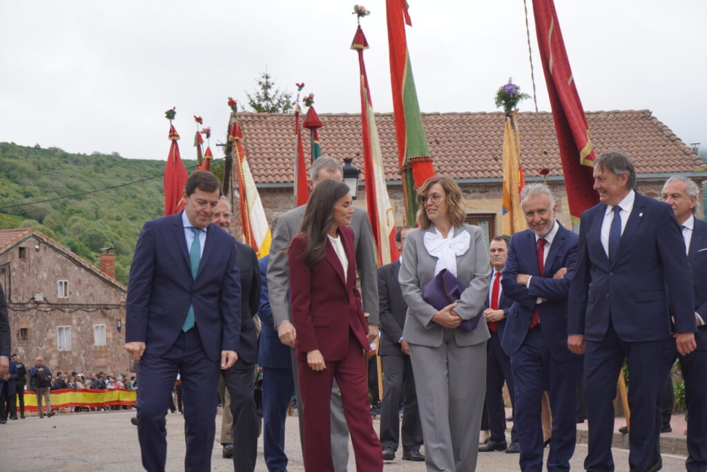 Visita de los Reyes a Brañosera. Fotografía: Layra Teixeira