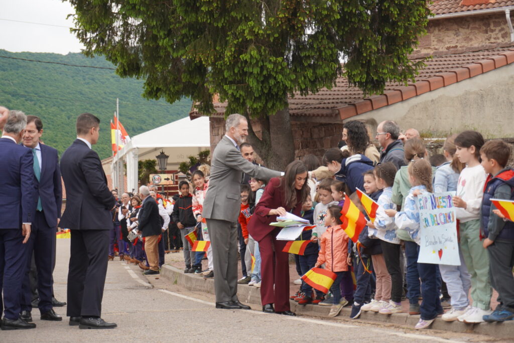 Visita de los Reyes a Brañosera. Fotografía: Layra Teixeira