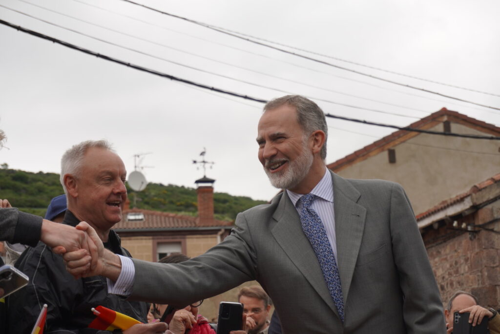 Visita de los Reyes a Brañosera. Fotografía: Layra Teixeira