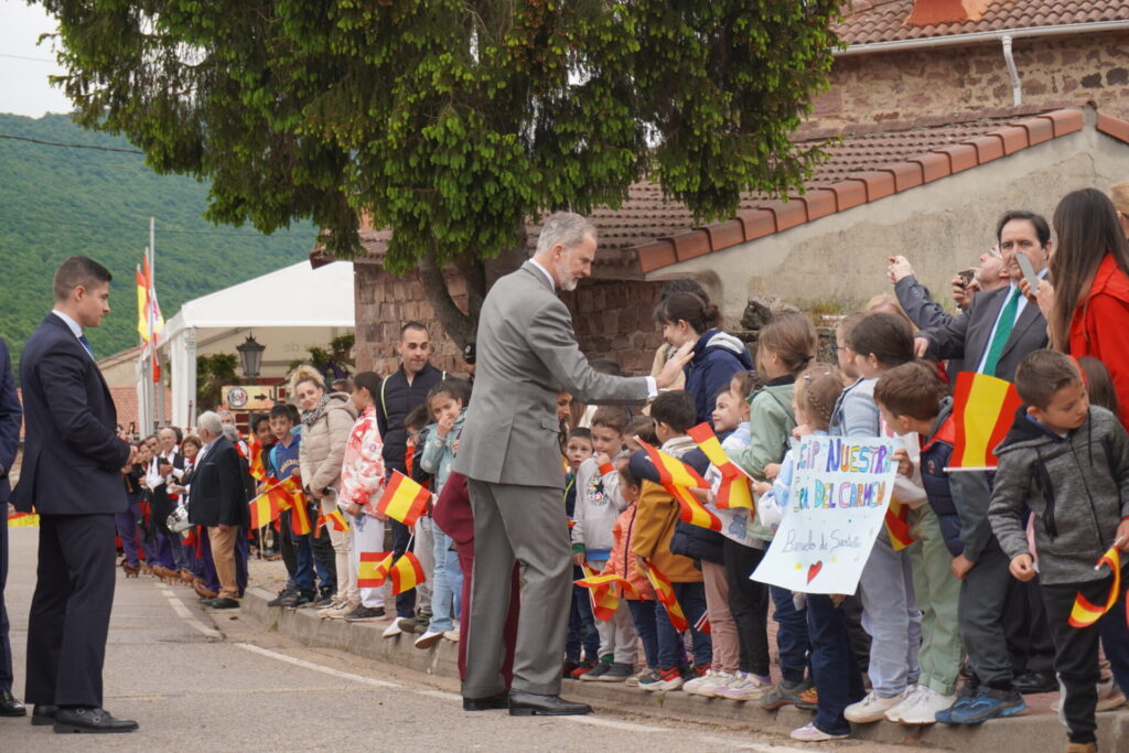 Visita de los Reyes a Brañosera. Fotografía: Layra Teixeira