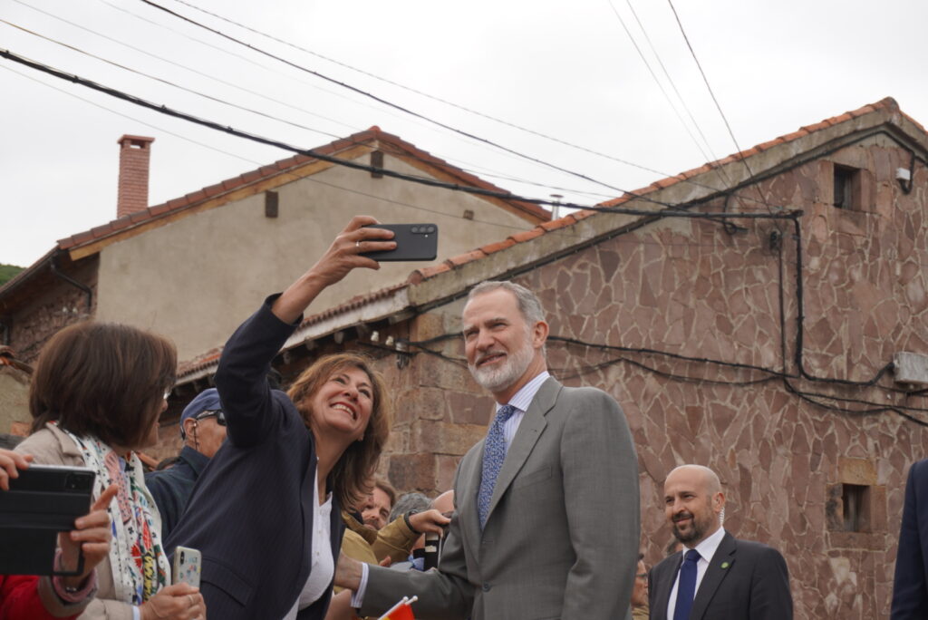 Visita de los Reyes a Brañosera. Fotografía: Layra Teixeira