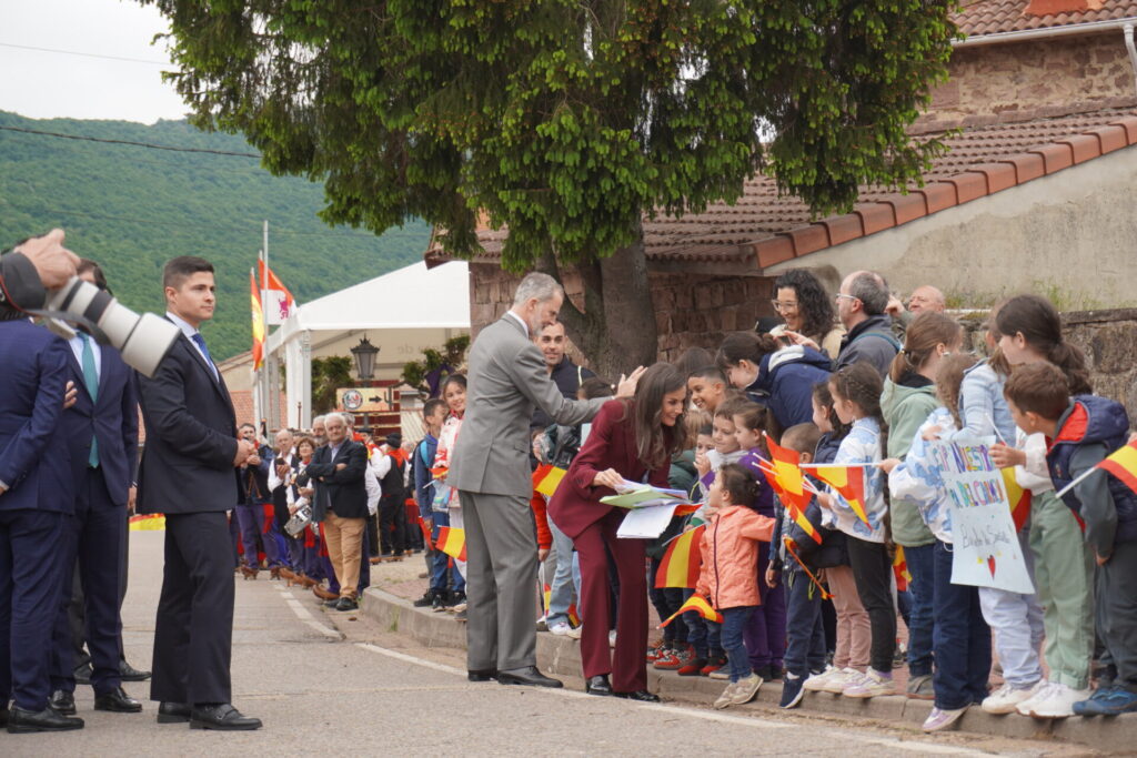 Visita de los Reyes a Brañosera. Fotografía: Layra Teixeira