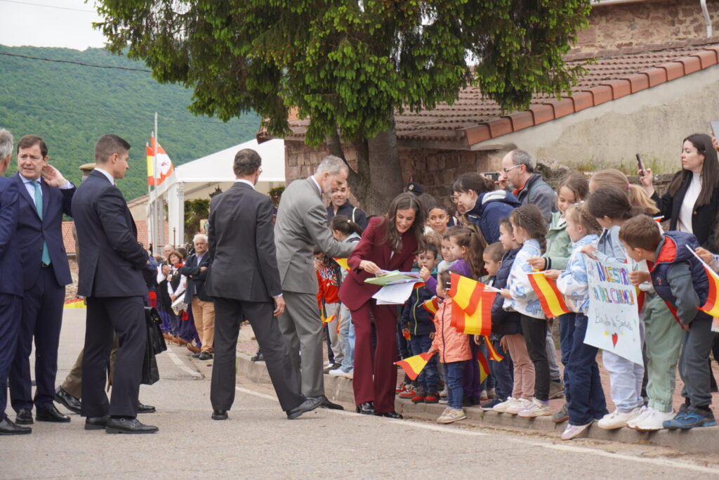 Visita de los Reyes a Brañosera. Fotografía: Layra Teixeira
