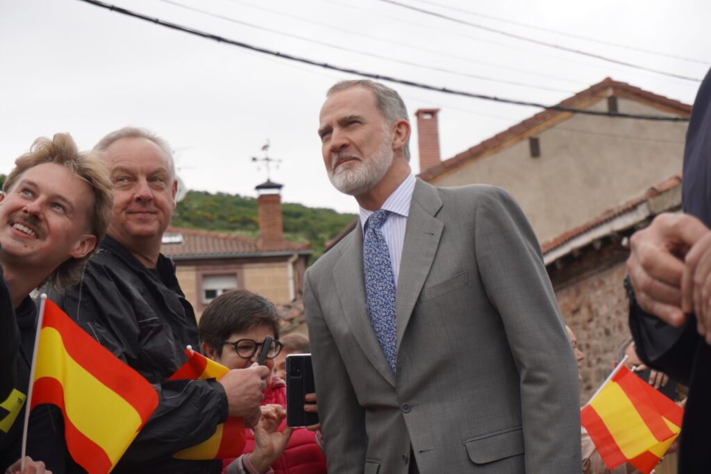 Visita de los Reyes a Brañosera. Fotografía: Layra Teixeira