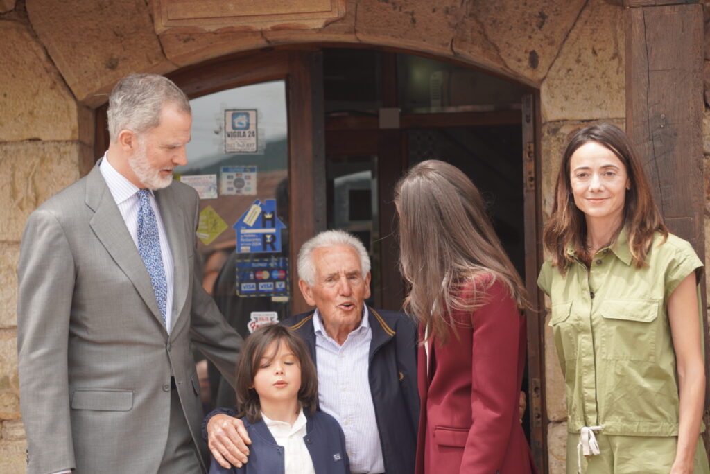 Visita de los Reyes a Brañosera. Fotografía: Layra Teixeira