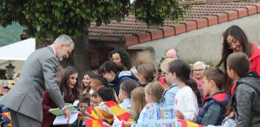Visita de SS. MM. los Reyes a Brañosera. Fotografía: Brágimo (ICAL)