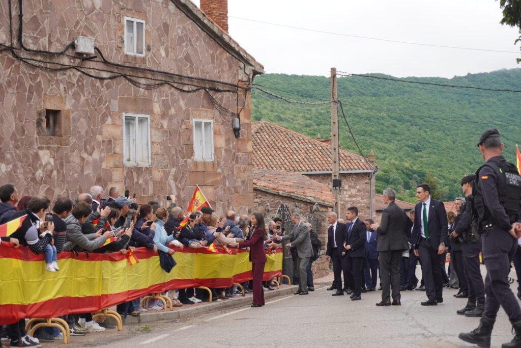 Visita de los Reyes a Brañosera. Fotografía: Layra Teixeira