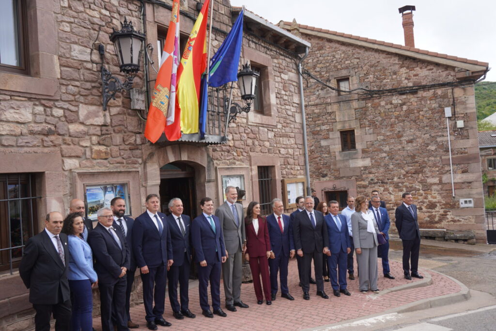 Visita de los Reyes a Brañosera. Fotografía: Layra Teixeira