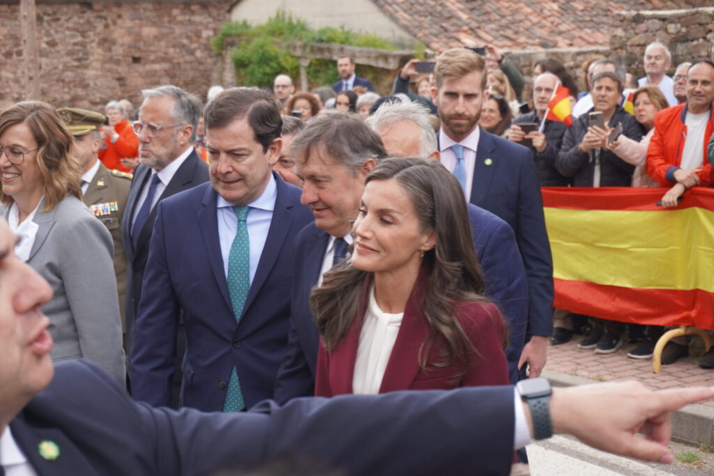 Visita de los Reyes a Brañosera. Fotografía: Layra Teixeira
