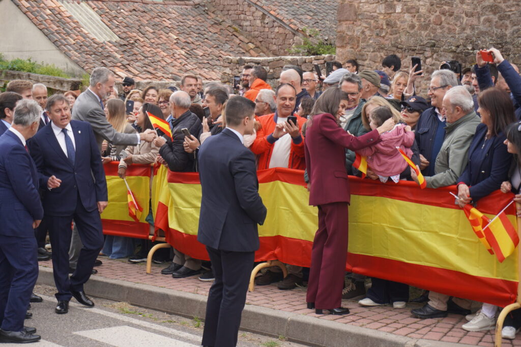 Visita de los Reyes a Brañosera. Fotografía: Layra Teixeira