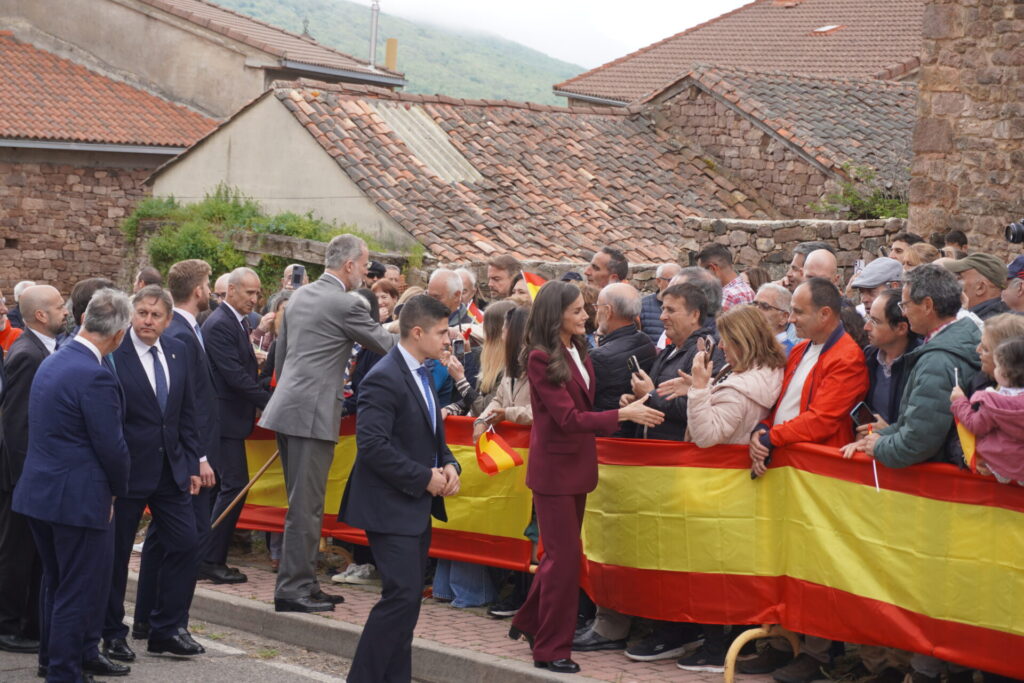 Visita de los Reyes a Brañosera. Fotografía: Layra Teixeira
