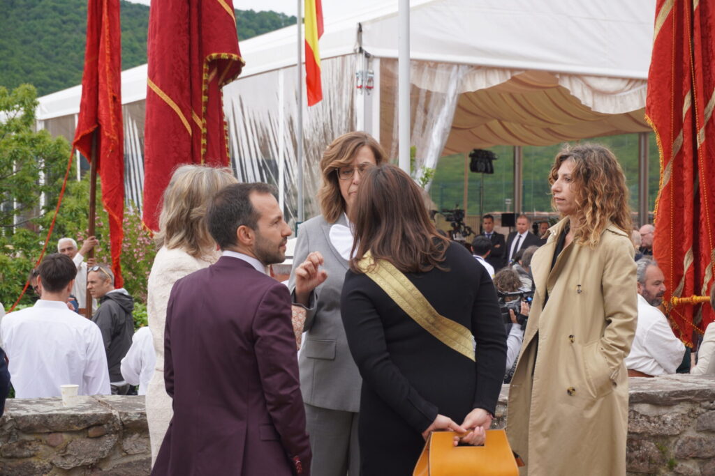 Visita de los Reyes a Brañosera. Fotografía: Layra Teixeira