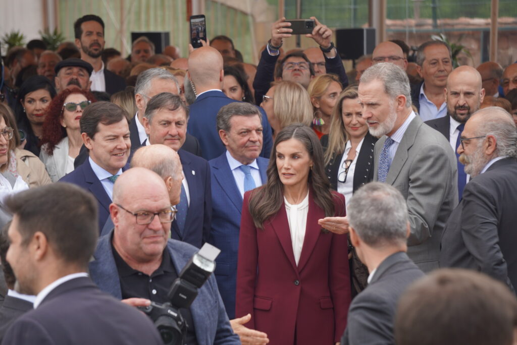 Visita de los Reyes a Brañosera. Fotografía: Layra Teixeira