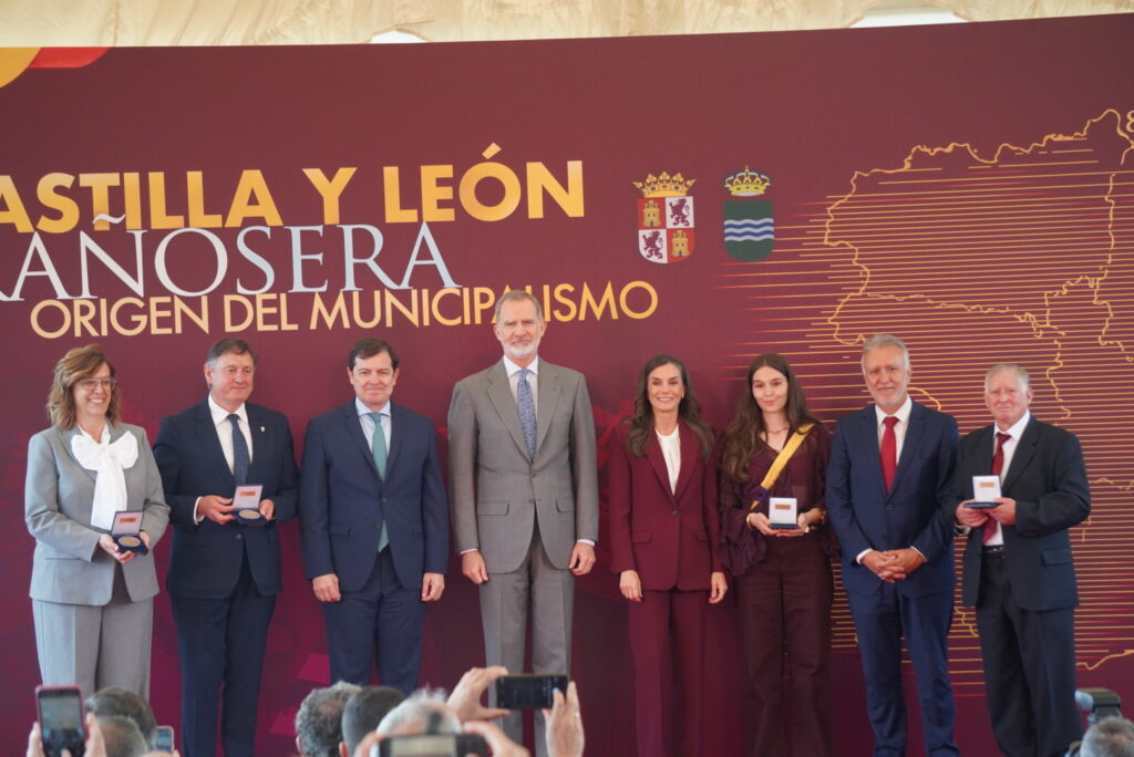 Visita de los Reyes a Brañosera. Fotografía: Layra Teixeira