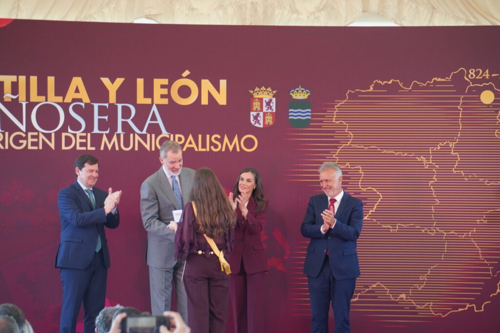 Visita de los Reyes a Brañosera. Fotografía: Layra Teixeira