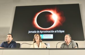 Diputación de Palencia informando del Eclipse 2026 en el Centro Cultural Provincial