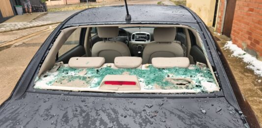 Granizada en Osorno, viernes 4 de julio