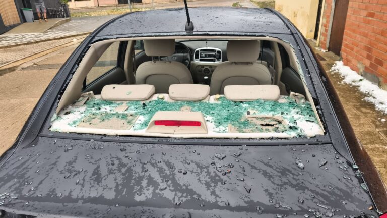 Granizada en Osorno, viernes 4 de julio