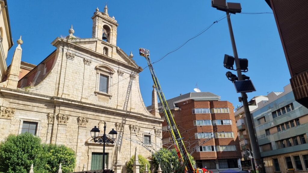 Iglesia de La Compañía esta mañana de martes