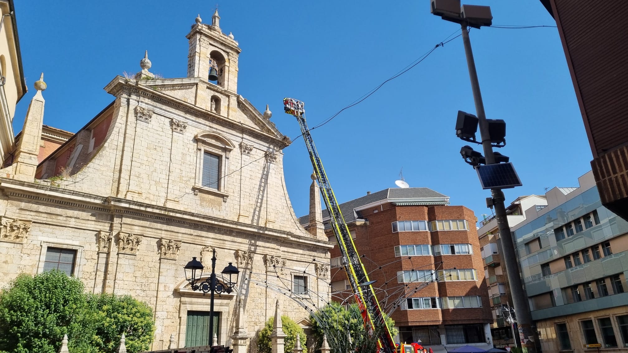 Iglesia de La Compañía esta mañana de martes
