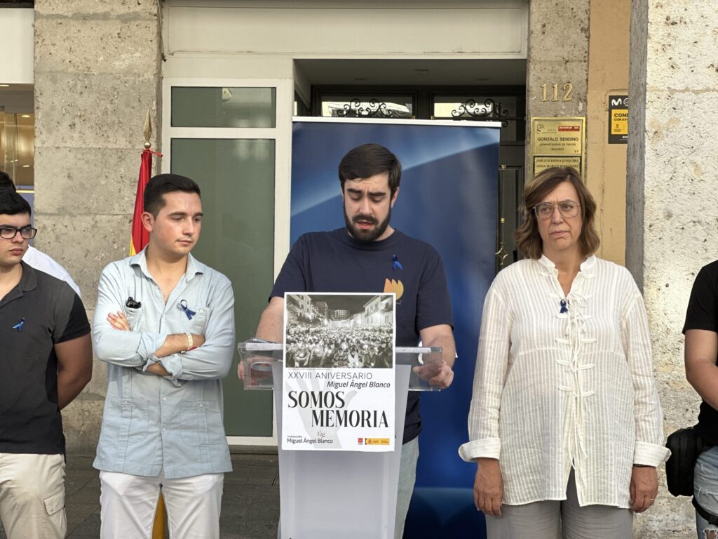 Nuevas Generaciones del PP de Palencia rinde homenaje a Miguel Ángel Blanco