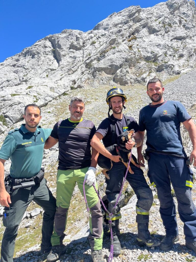 Rescate de perro en el Espigüete