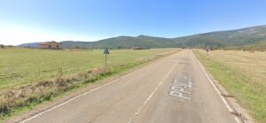 Zona del accidente de moto entre Brañosera y Salcedillo