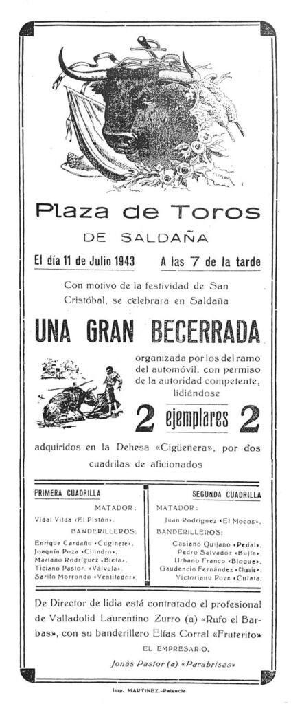 San Cristobal Saldaña. Año 1943