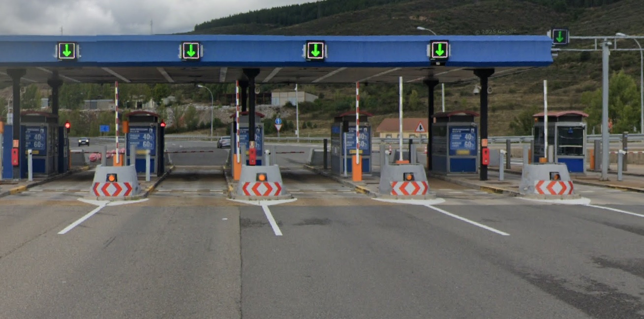 Peaje del AP-66 en la provincia de León. / Google Street View
