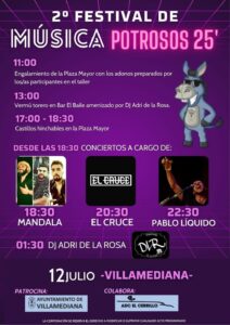 Cartel de Villamediana de Potrosos 2025