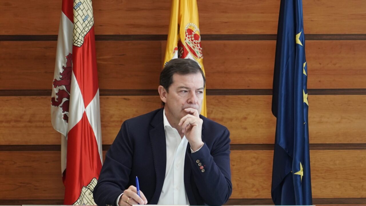 El presidente de la Junta, Alfonso Fernández Mañueco. Fotografía: Rubén Cacho