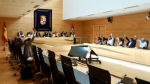 Reunión de la Diputación Permanente de las Cortes. Fotografía: Miriam Chacón