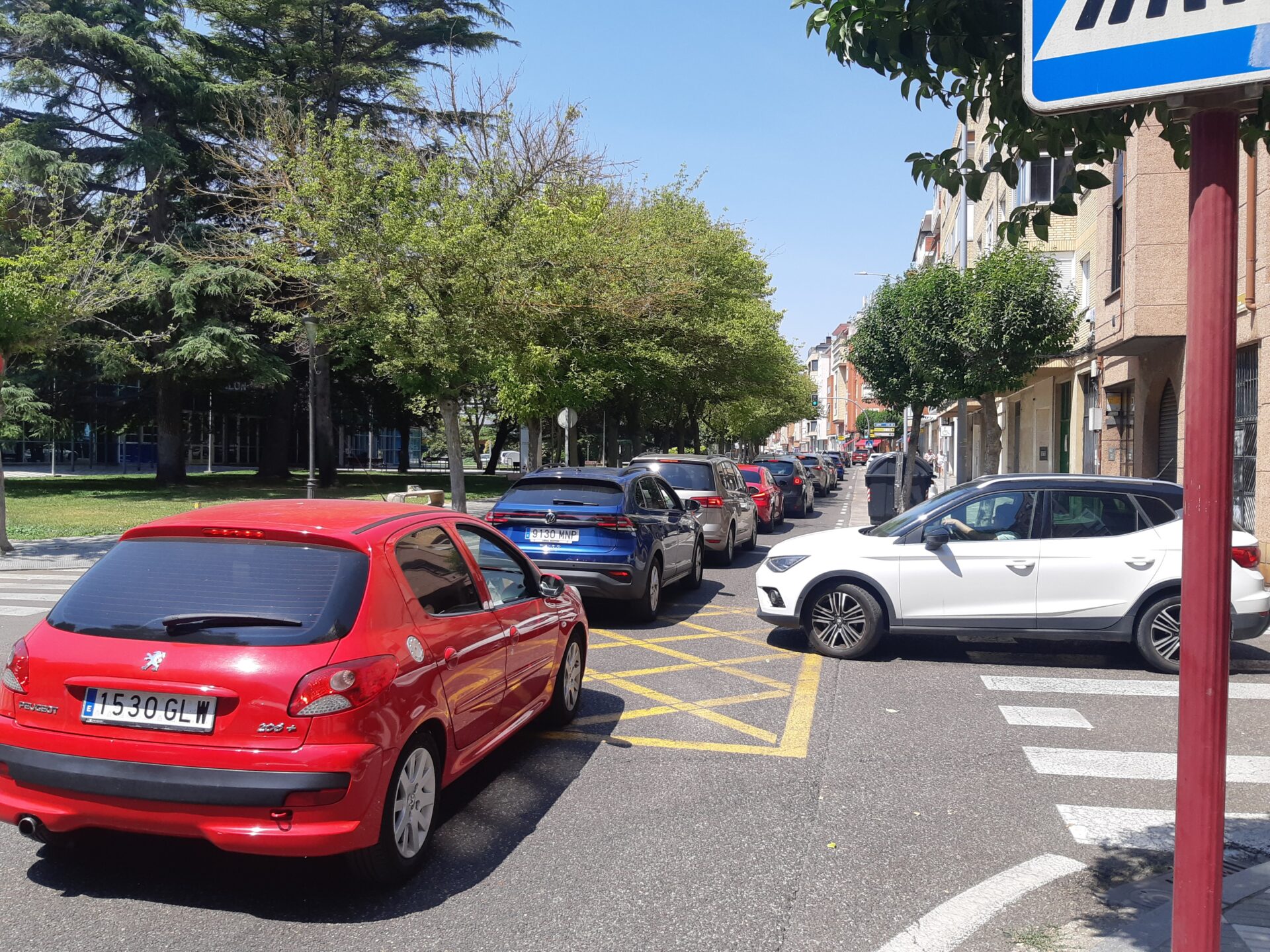 Tramo final de la avenida de Castilla con Obispo Barberá. / Óscar Herrero