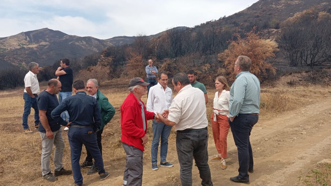 Visita a la zona de La Pernía.