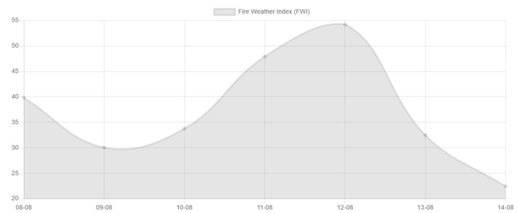 Riesgo incendio Copernicus