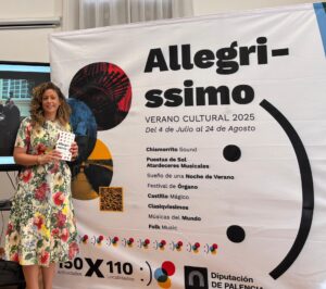 Carolina Valbuena en la rueda de prensa de balance del Allegrissimo