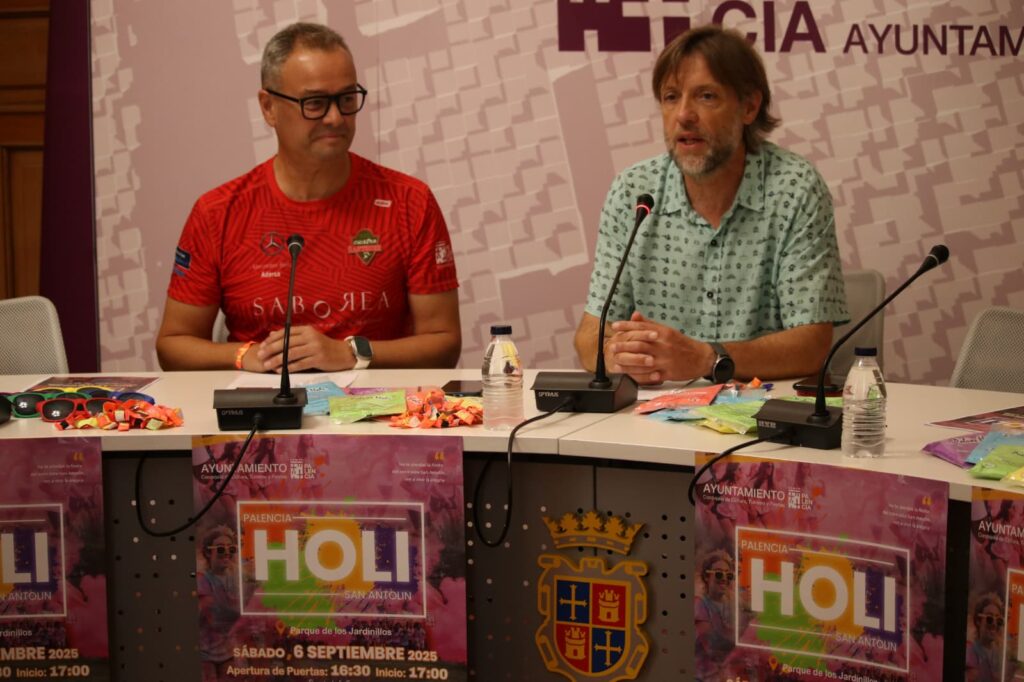 Presentación de la Carrera Holi San Antolín 2025. Ayuntamiento de Palencia