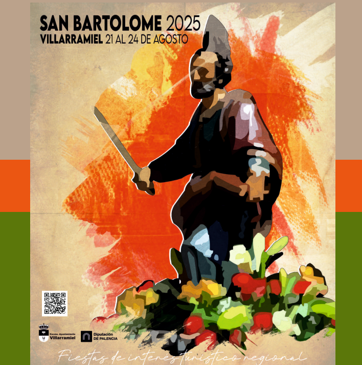 Cartel San Bartolomé en Villarramiel