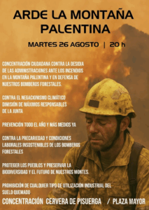 Convocatoria de concentración en Cervera de Pisuerga