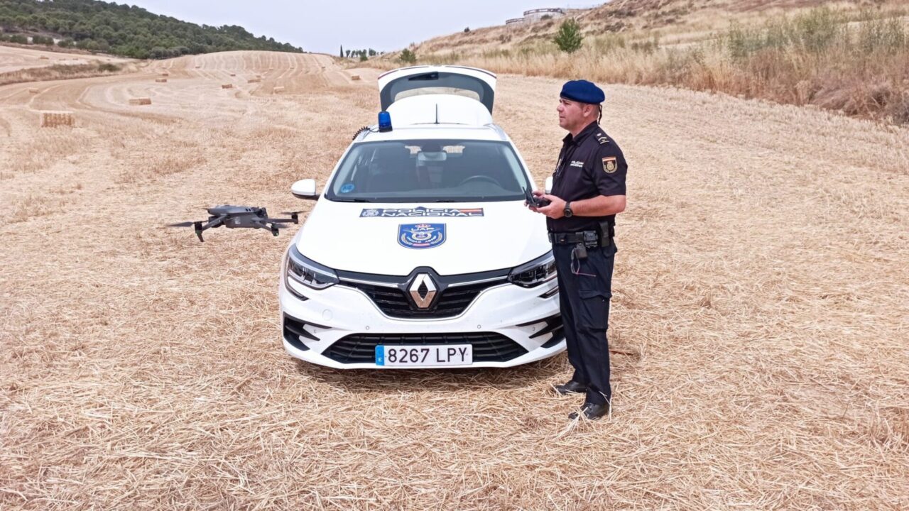 Dron Policía nacional