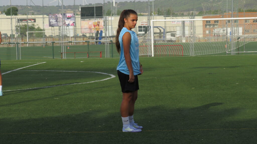 El Palencia Fútbol Femenino en su primer entrenamiento de pretemporada 2025-26. Fotografía: Palencia en la Red