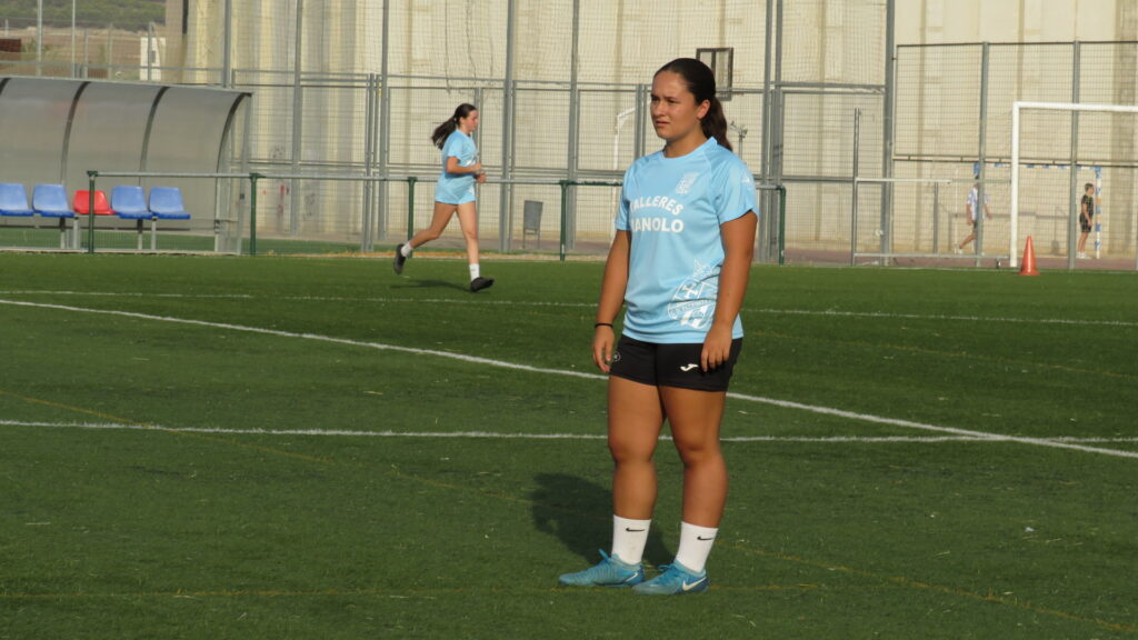 El Palencia Fútbol Femenino en su primer entrenamiento de pretemporada 2025-26. Fotografía: Palencia en la Red