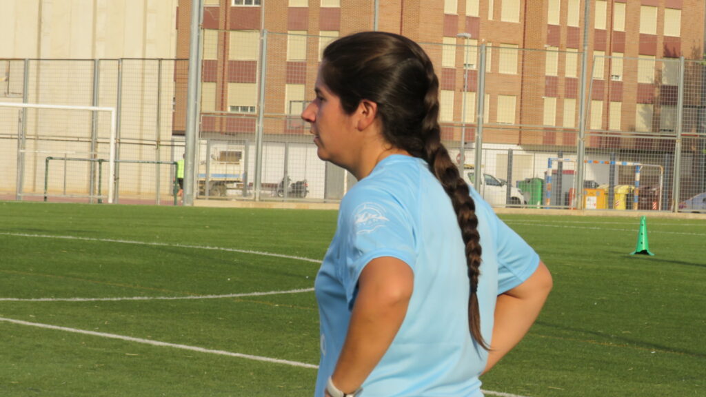 El Palencia Fútbol Femenino en su primer entrenamiento de pretemporada 2025-26. Fotografía: Palencia en la Red