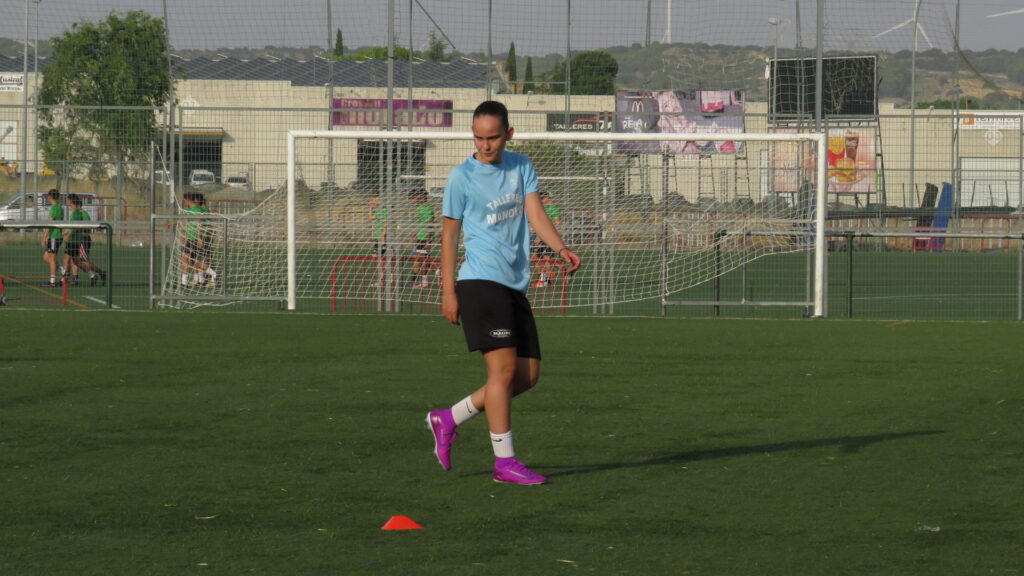 El Palencia Fútbol Femenino en su primer entrenamiento de pretemporada 2025-26. Fotografía: Palencia en la Red