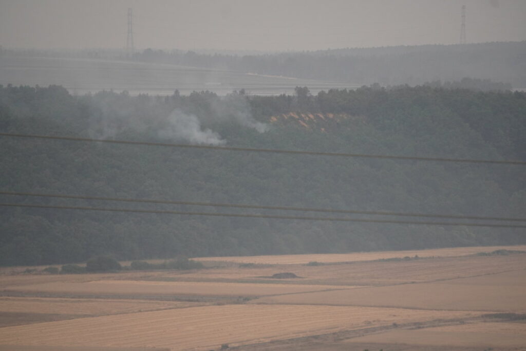 Incendio en Villalba de Guardo