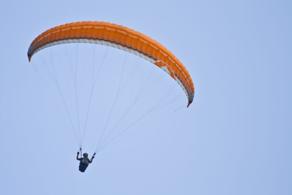 Vuelo en paracaidas
