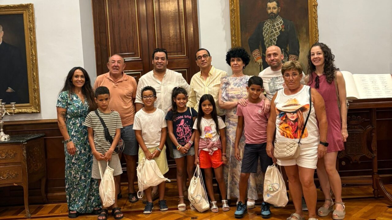 Recepción niños saharauis por parte de la Diputación de Palencia